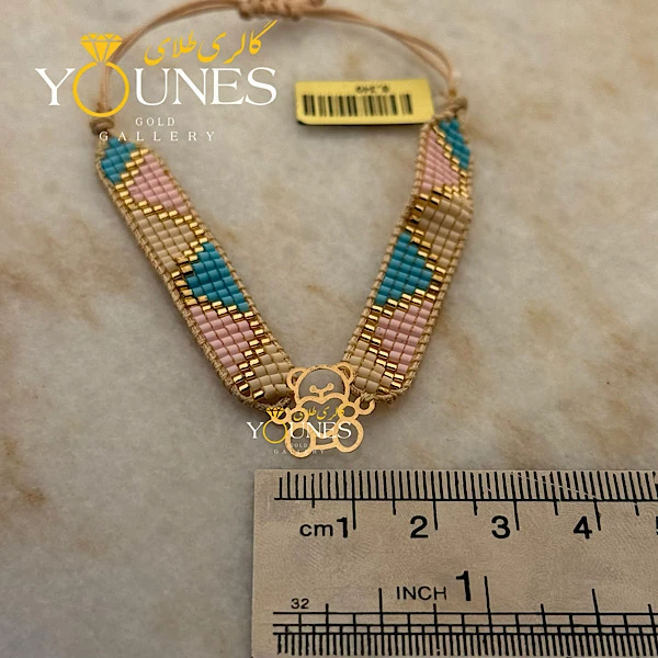 دستبند میوکی خرس طلا